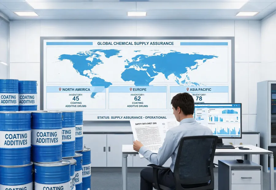 Global chemical supply planning map